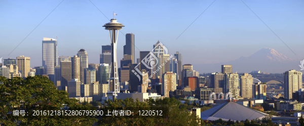 西雅圖市全景。
