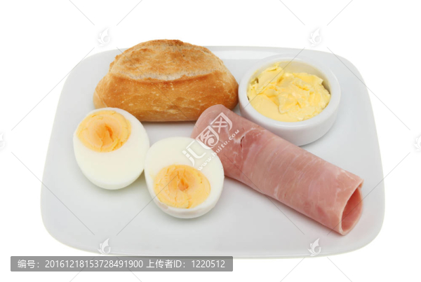 小痛雞蛋和火腿
