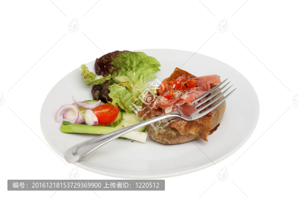 烤土豆叉沙拉