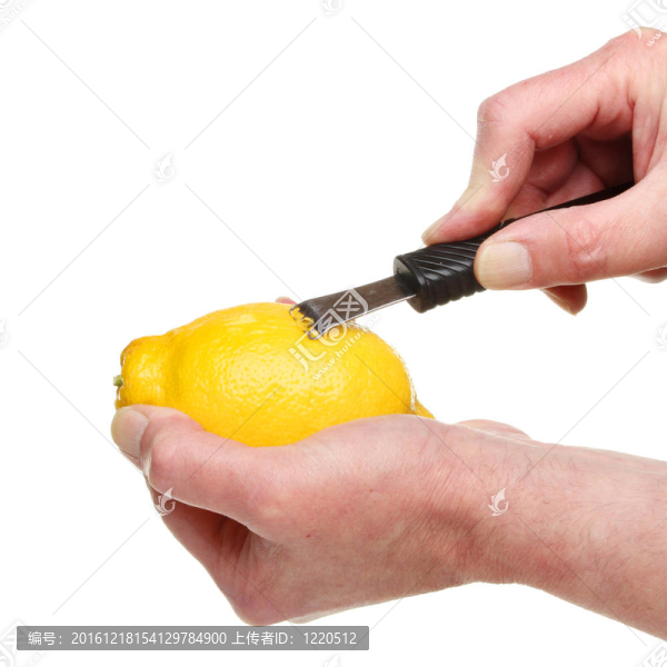 一個檸檬的香味