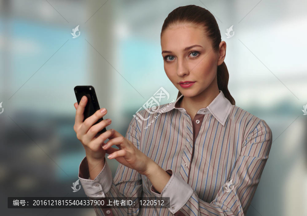 商業(yè)婦女與電話