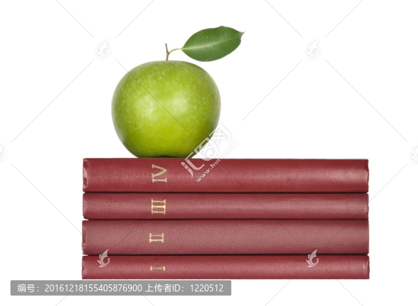 白背景上的一堆綠色蘋果