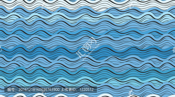 摘要藍(lán)色的波浪