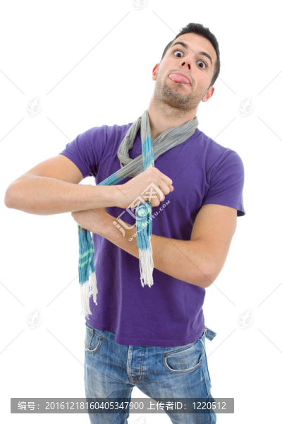 年輕的隨便的人
