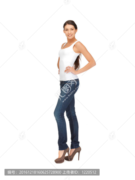 快樂無憂無慮的少女