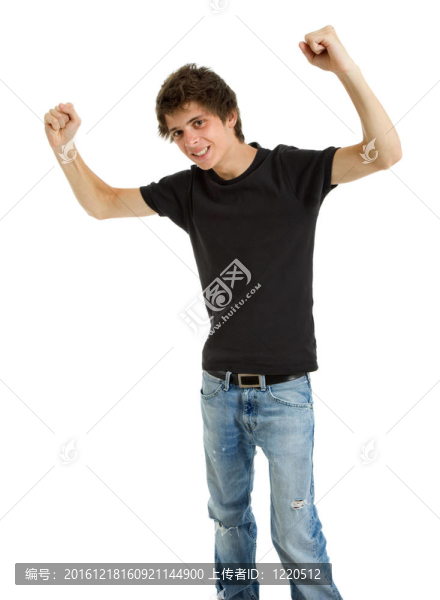 年輕的隨便的人