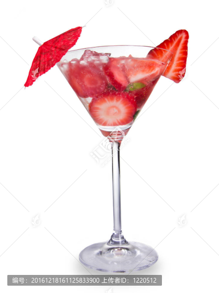 草莓雞尾酒飲料