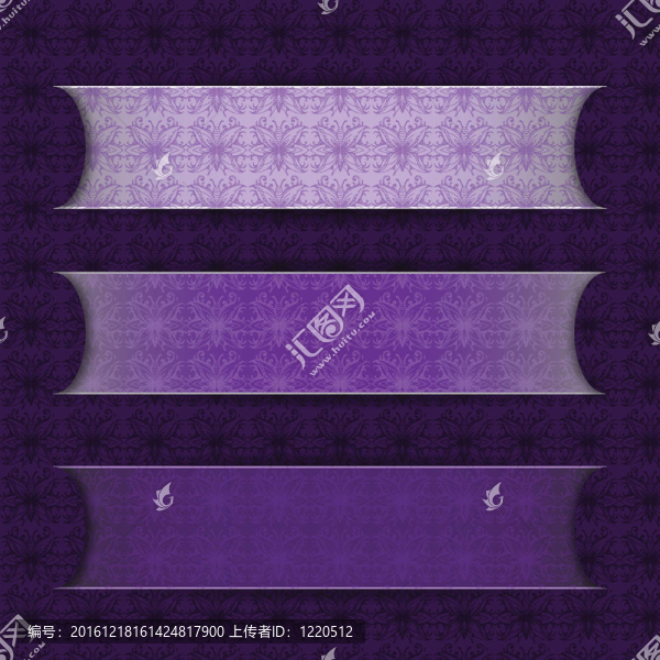 優(yōu)雅橫幅抽象蝴蝶