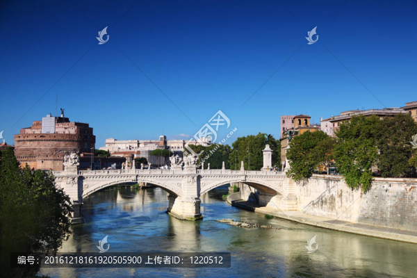 Sant,Angelo,Castel和維托里奧·伊曼紐爾二世羅馬；意大利