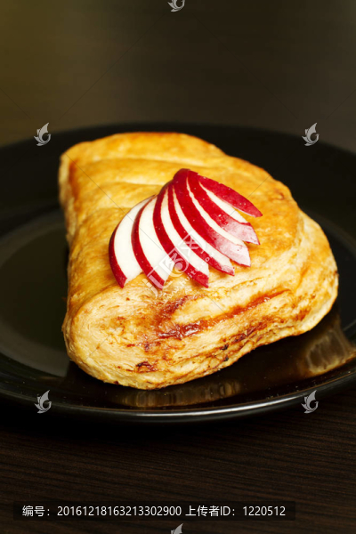 在黑板Viennoiserie