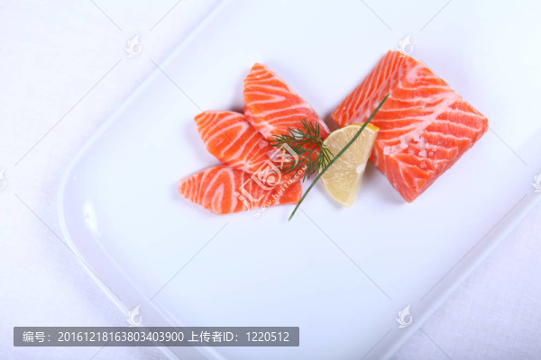 新鮮的三文魚