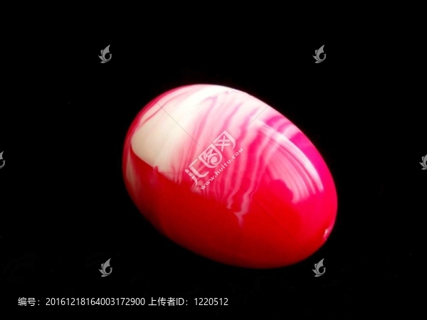 紅色大理石的蛋
