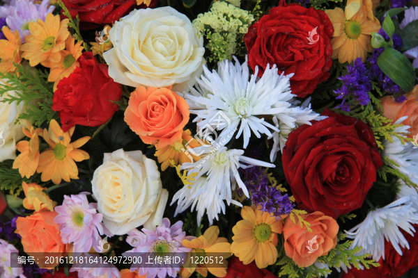 混合插花