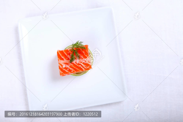 新鮮的三文魚