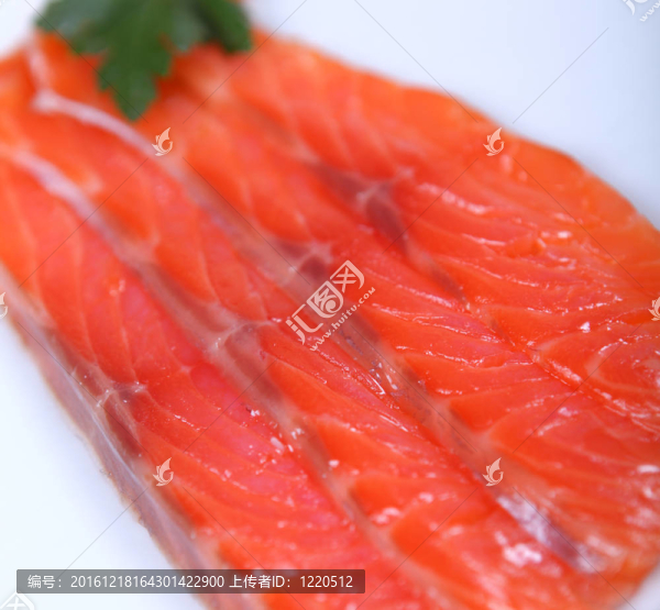 新鮮的三文魚