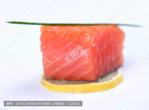 新鮮的三文魚
