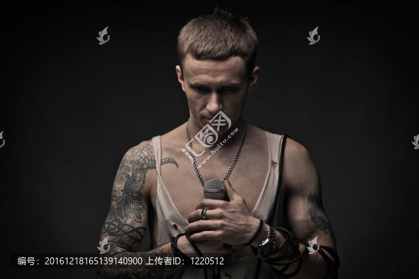 搖滾歌手肖像
