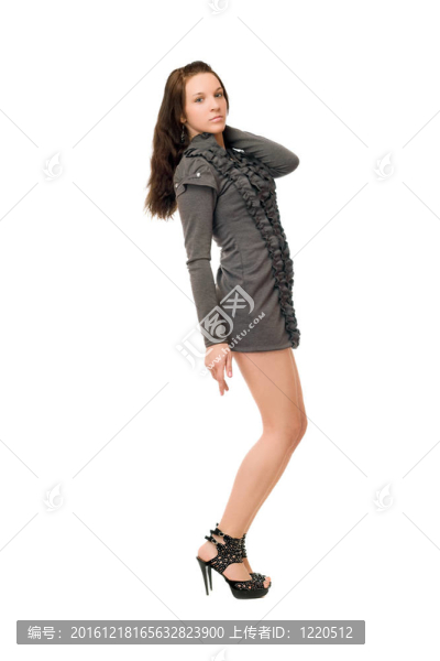 美麗的黑發(fā)女孩的性