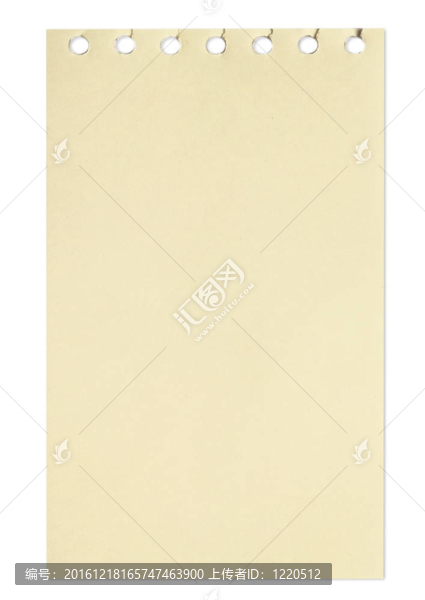 空紙的空白紙從孤立的筆記本