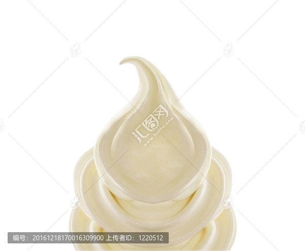 白底軟冰淇淋