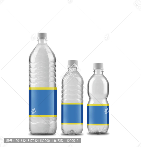 瓶裝水5種尺寸隔離