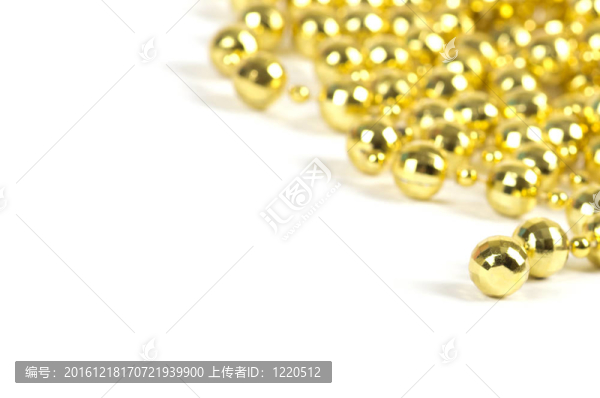 一個輝煌的慶祝珠金色背景
