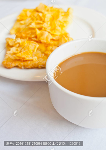 咖啡面包早餐