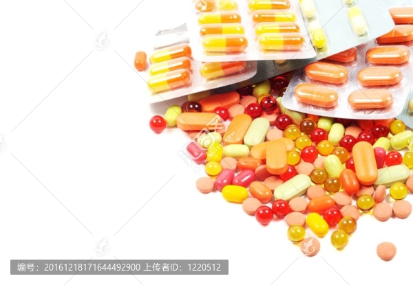 五顏六色的藥片