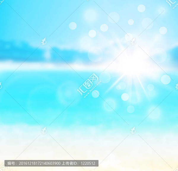 藍(lán)色模糊自然抽象背景