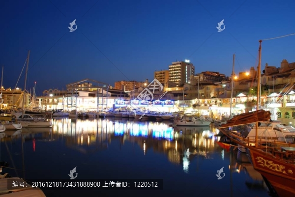 瑪麗娜黃昏；Benalmadena。