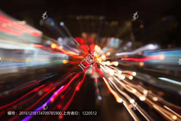城市的燈光