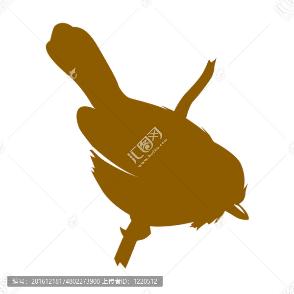白色背景上的鳥(niǎo)剪影；