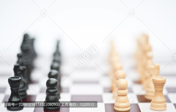 戰(zhàn)略商務(wù)概念應(yīng)用的棋局