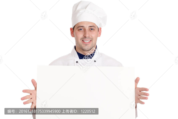 男廚師菜單。
