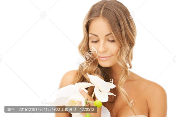 花蘭花美女