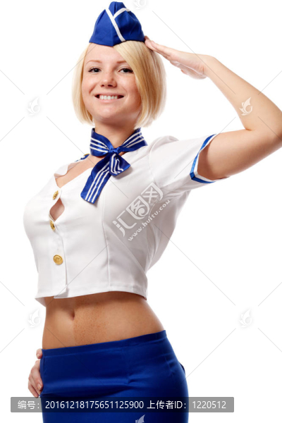 美女空姐肖像