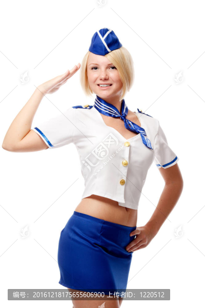 美女空姐肖像
