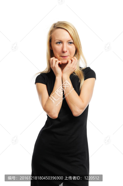 美麗的年輕女子看起來是對的