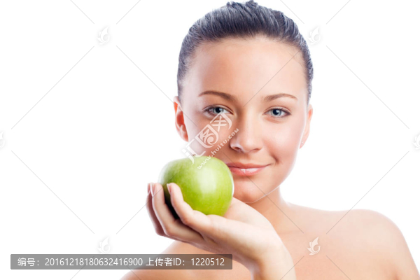 綠蘋(píng)果的女人
