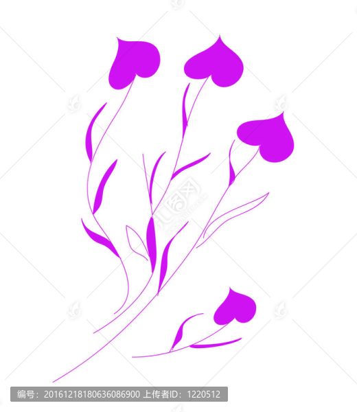 蘭花溫柔紫羅蘭