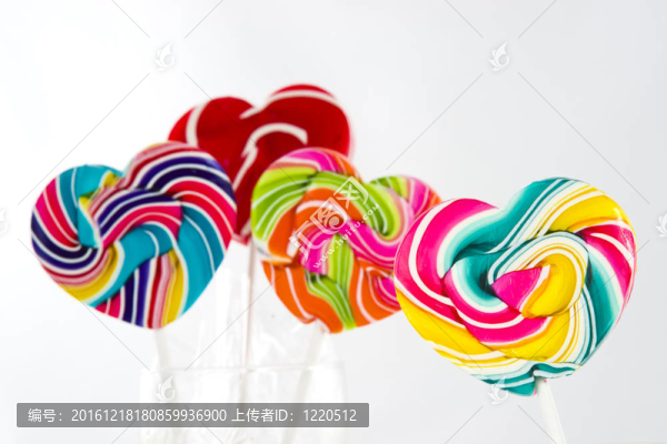 心臟形渦流棒棒糖
