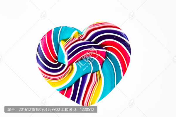 心臟形渦流棒棒糖