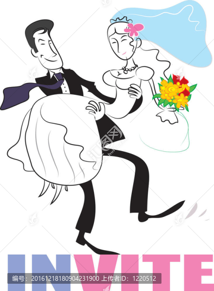 婚禮的夫婦