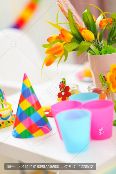 表嬰兒生日慶典裝飾特寫