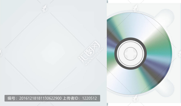 包裝光盤。插畫
