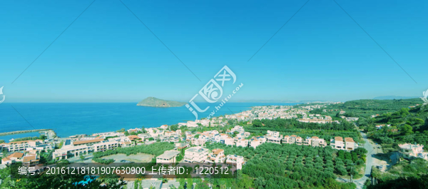 Platanias高架全景