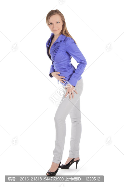 快樂微笑的商業(yè)女性