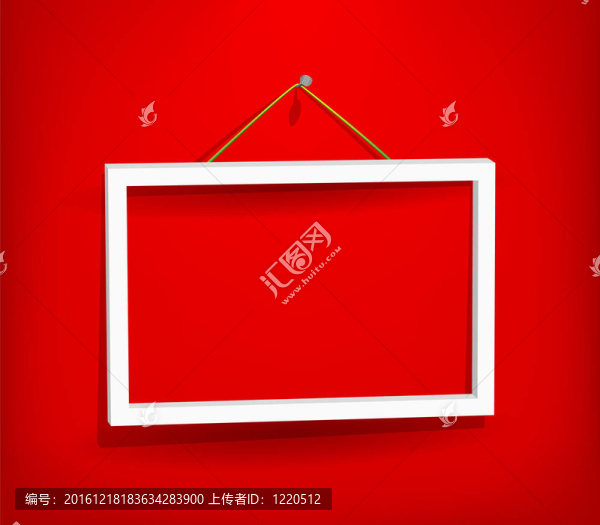 墻上白框