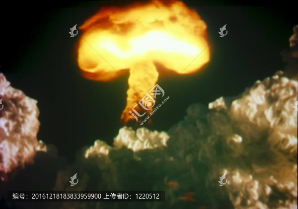 核爆炸后蘑菇云