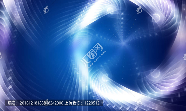 電藍(lán)色抽象設(shè)計(jì)技術(shù)背景。